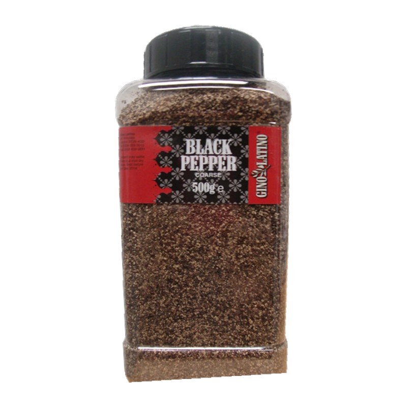 Gino Latino Black Pepper Coarse 500g