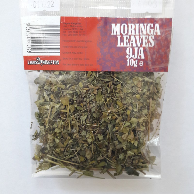 Jamaican Bush Moringa Leaves 9JA 10g