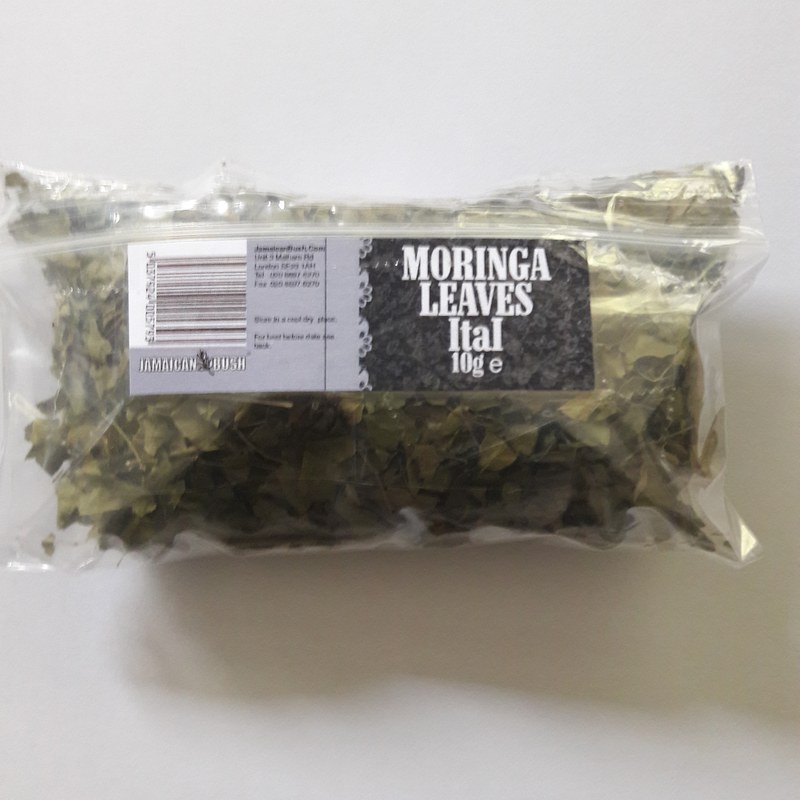 Jamaican Bush Moringa Leaves Ital 10g
