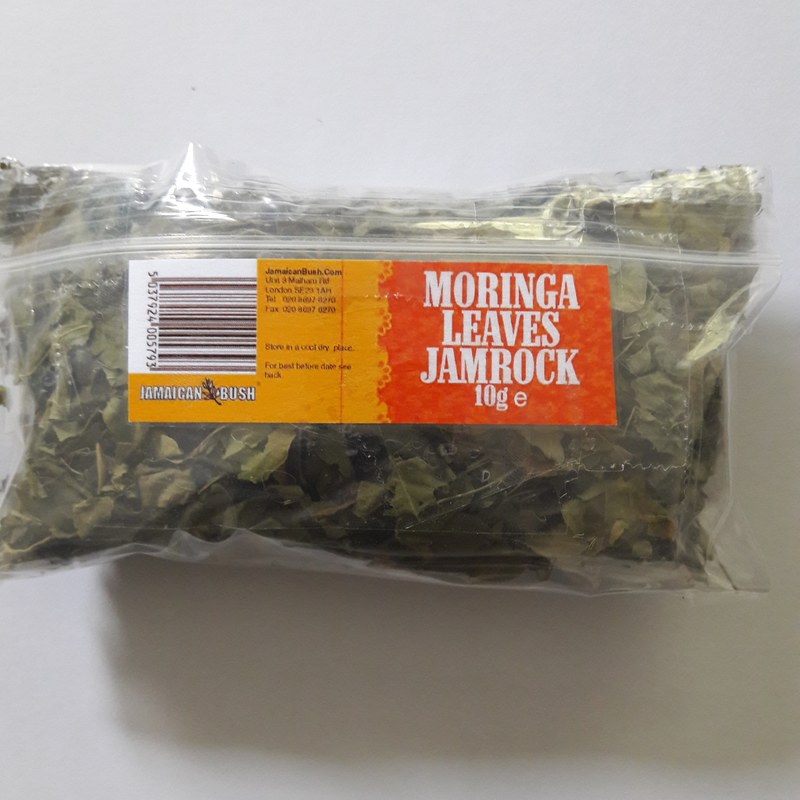 Jamaican Bush Moringa Leaves Jamrock 10g