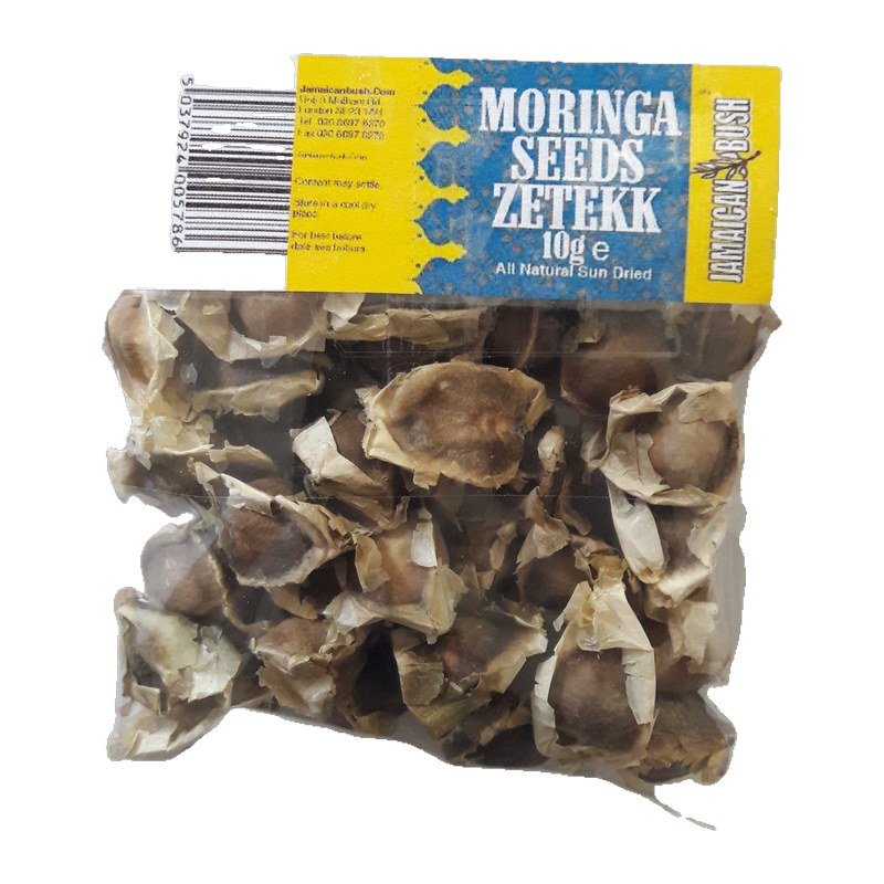 Jamaican Bush Moringa Seeds Zetekk 10g