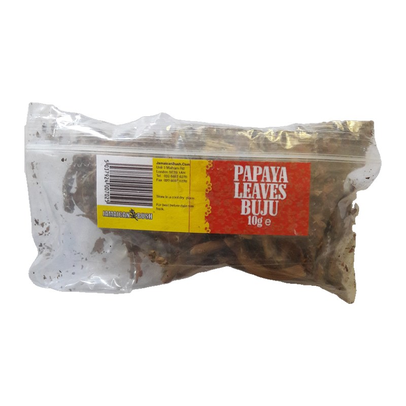 Jamaican Bush Papaya Leaves Buju 10g