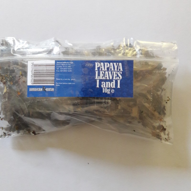 Jamaican Bush Papaya Leaves I and I 10g