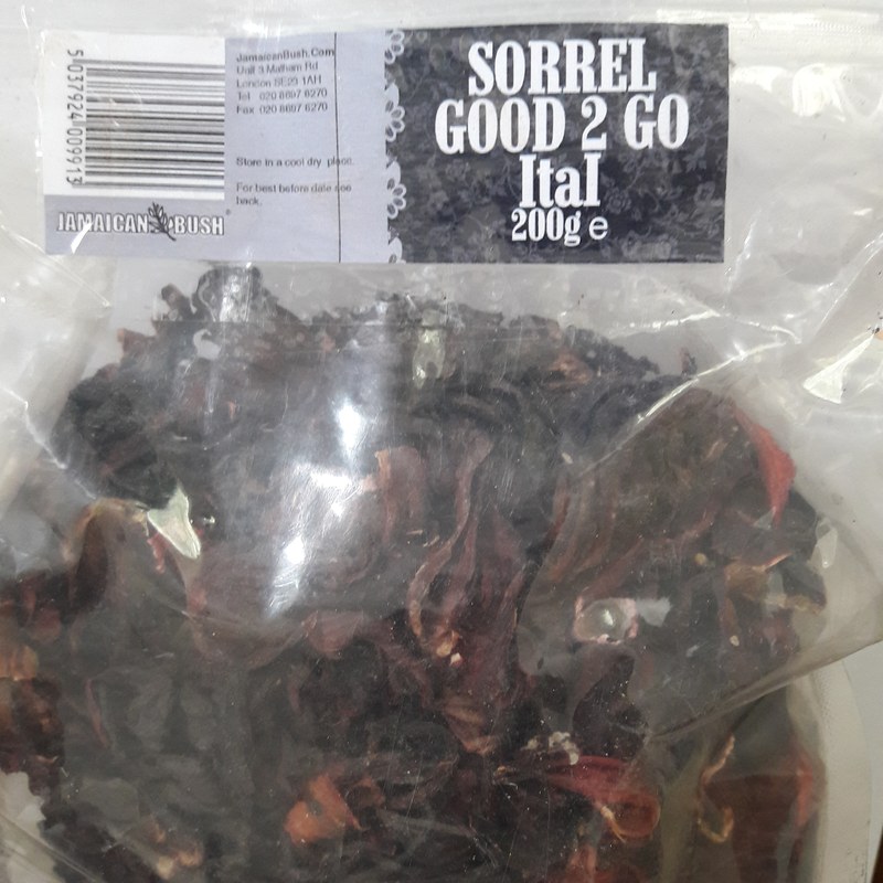 Jamaican Bush Sorrel Good 2 Go Ital 200g