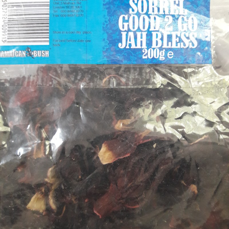 Jamaican Bush Sorrel Good 2 Go Jah Bless 200g
