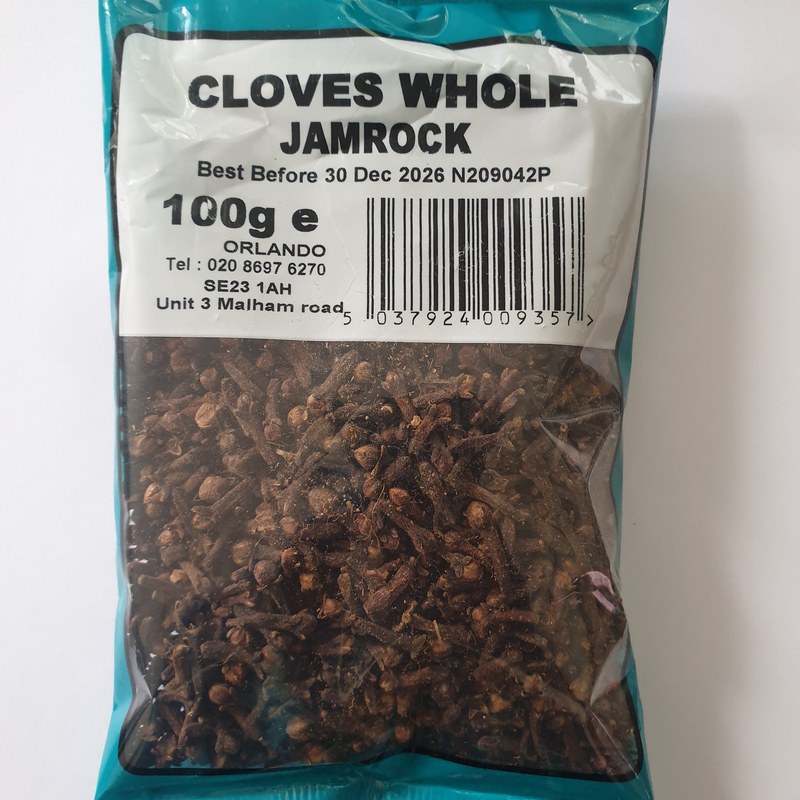 Kingston Spice City Cloves Whole Jamrock 100g
