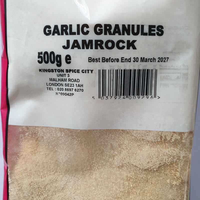 Kingston Spice City Garlic Granules Jamrock 500g