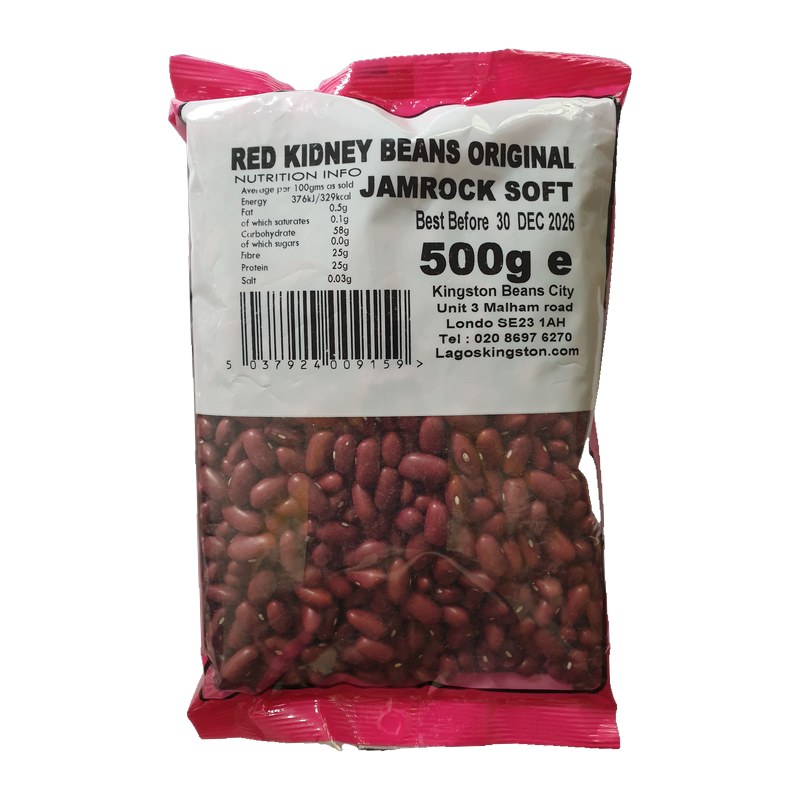 Kingston Spice City Red Kidney Beans Original Jamrock Soft 500g