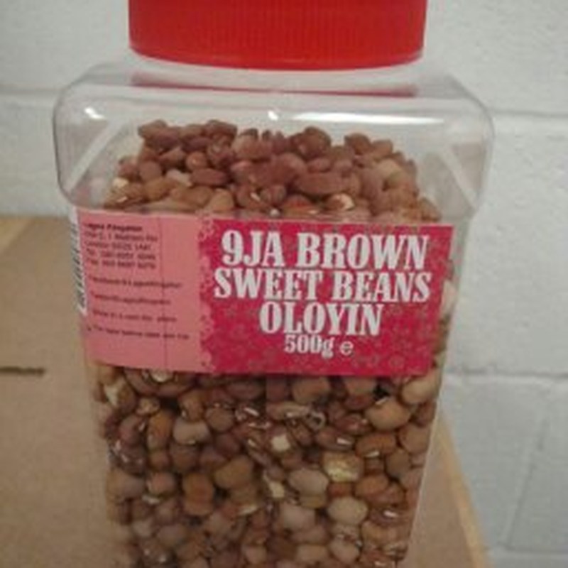 Lagos Kingston 9JA Brown Sweet Beans Oloyin 500g
