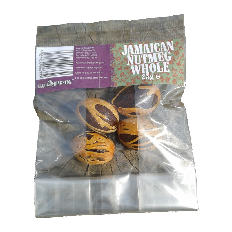Lagos Kingston Jamaican Nutmeg Whole 25g