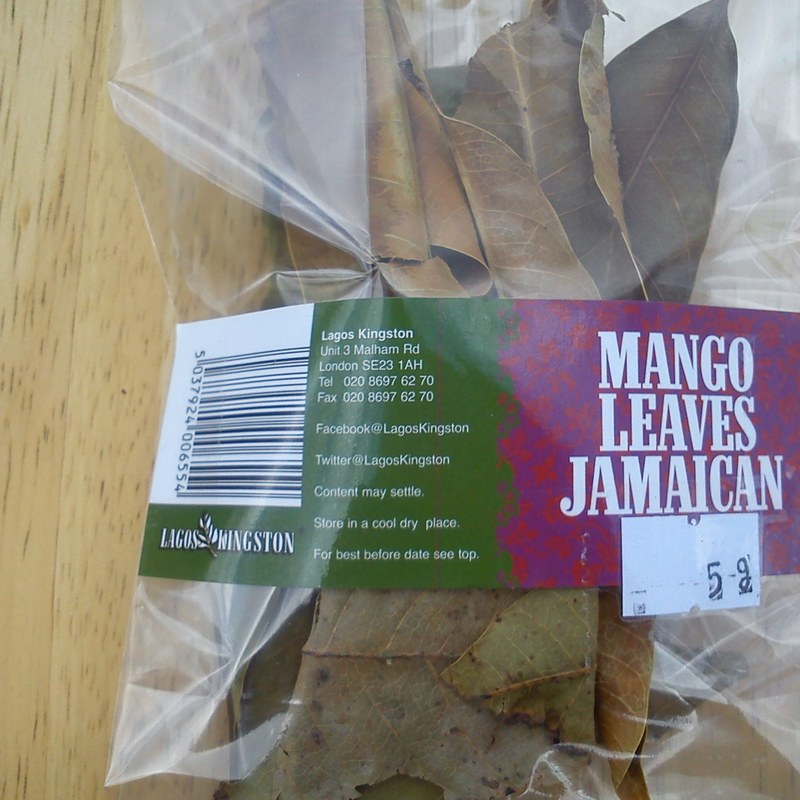 Lagos Kingston Mango Leaves Jamaican 5g